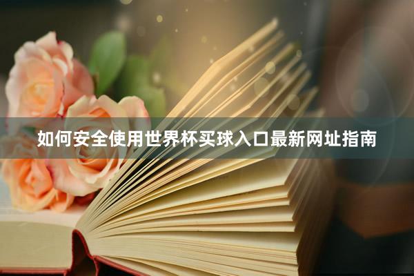 如何安全使用世界杯买球入口最新网址指南